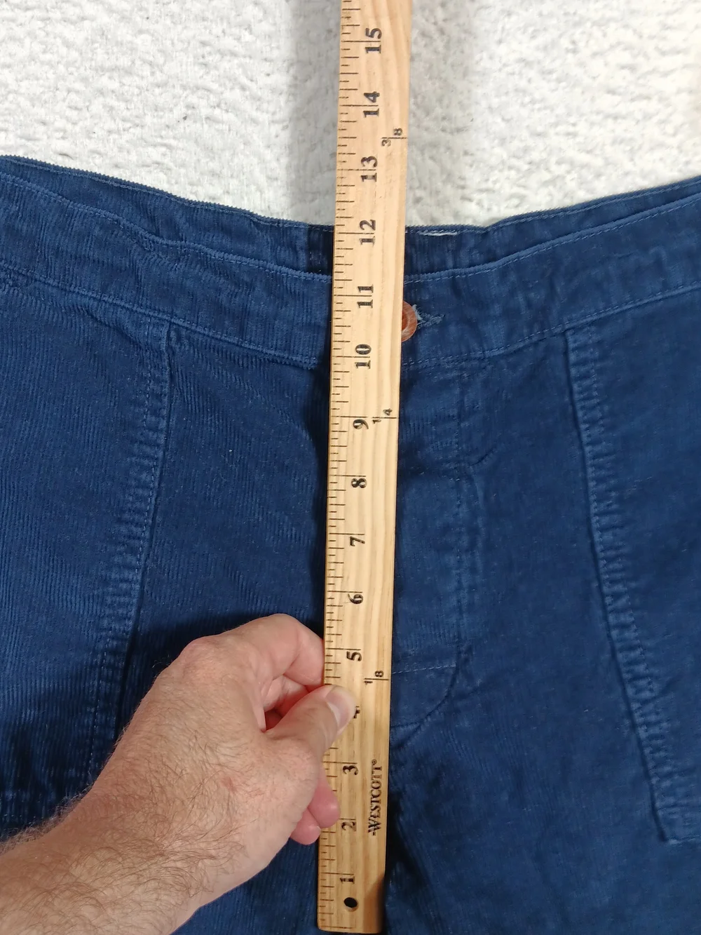 Birdwell Beach Britches Shorts Mens 36 Blue Classic Corduroy 5